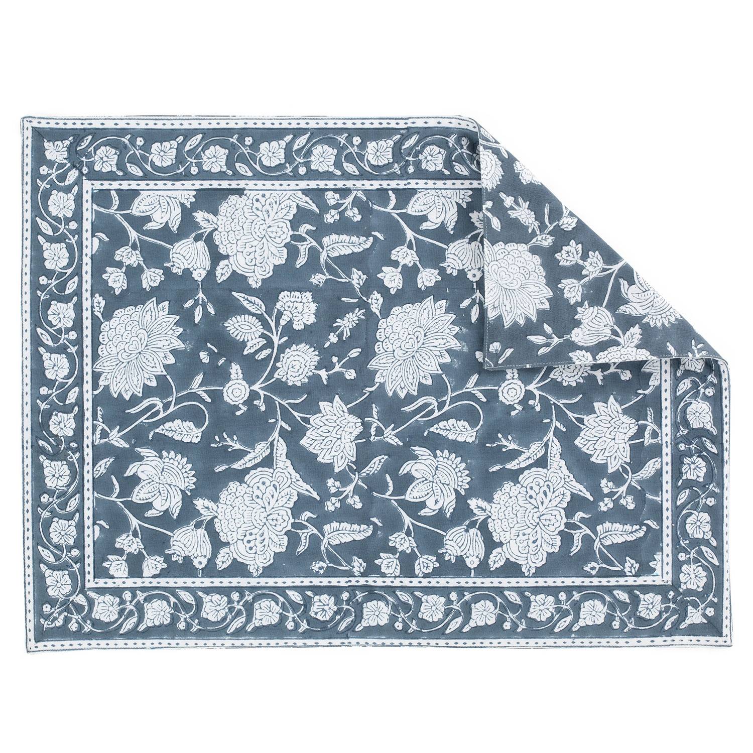 Bordstabletter Indian Rose true navy, 2-pack - Mörkblå