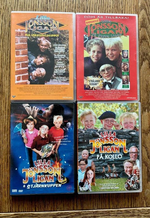 Lilla Jönssonligan - Alla 4 Filmer - DVD - Toppskick