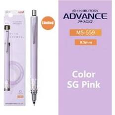 1 st japan uni kuru toga m5-559 mekanisk penna 0.5mm blyrotation 6 färger tillgängliga - Sg rosa