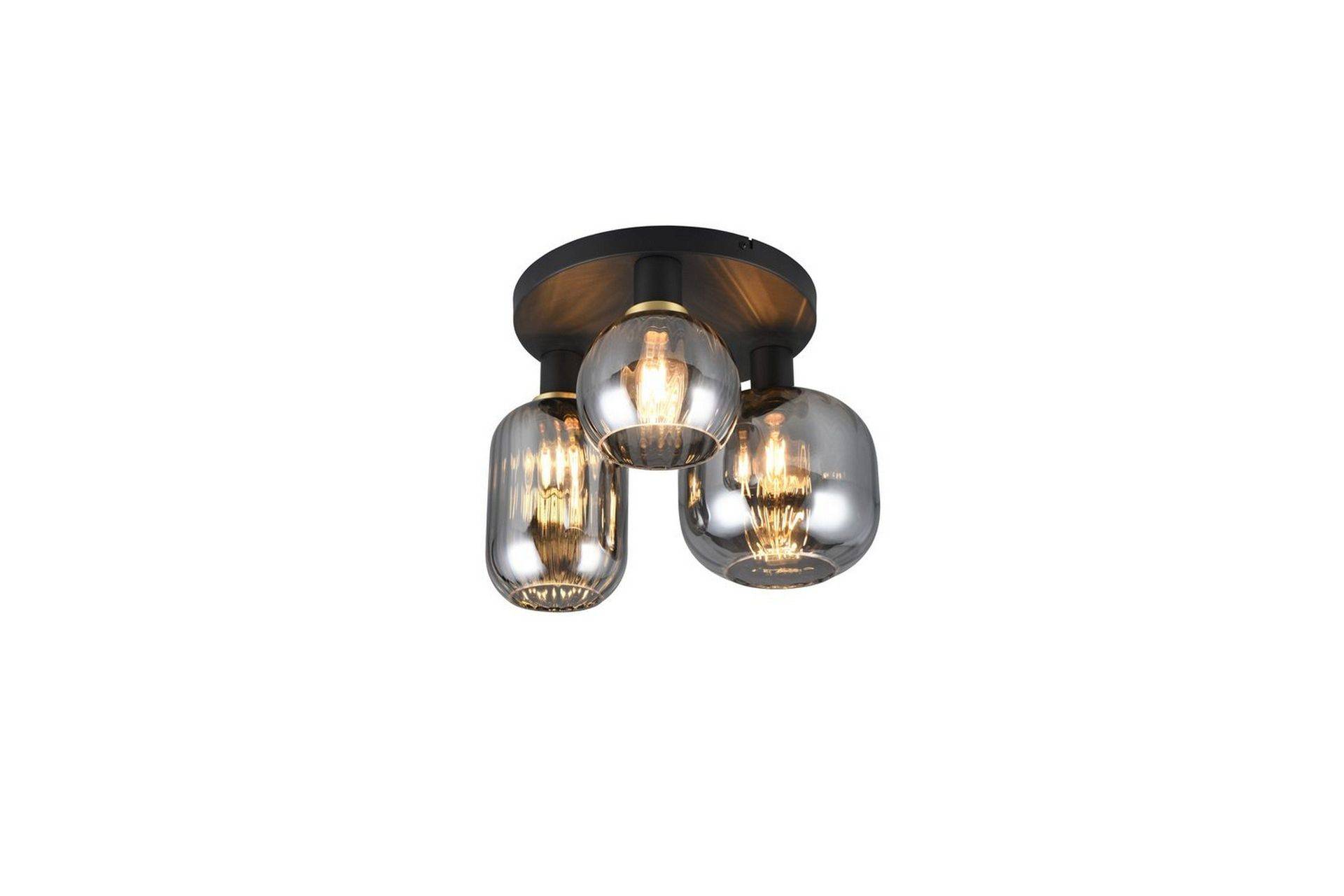 Trio Lighting Taklampa TRIO Diva Mattsvart/kromad - Mattsvart/kromad Plafond
