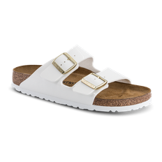 Birkenstock Arizona med Narrow Original fodseng Birko-Flor Hvid lak - 41