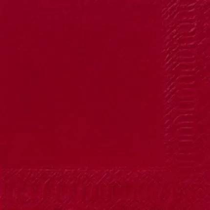 Duni Tissue Serviet 3 lags 1/4fold Bordeaux 33x33cm 1000 stk