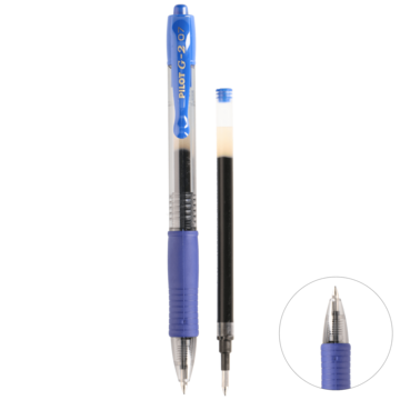 Gelbläckpenna G2 M Blå Inkl. Refill