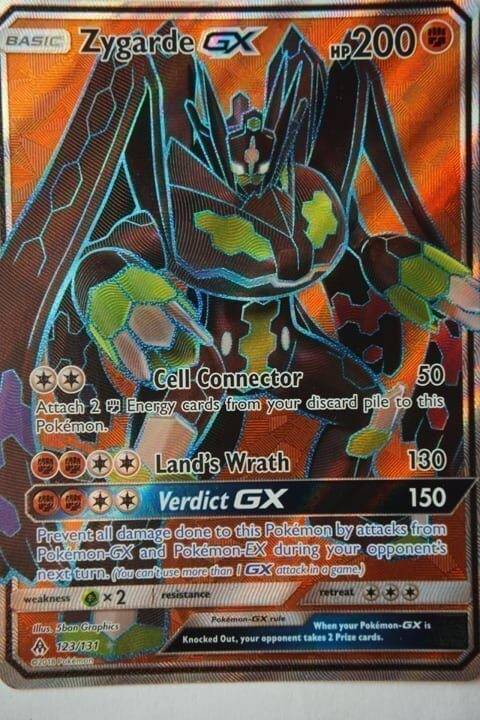 Pokémon Zygarde GX 123/131 Full Art - Pokemon kort - Pocket Monster.