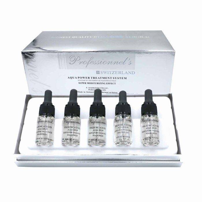 Professionnel'S Aqua Power Serum Behandlingssystem (Återfuktande, Lyftande, Uppstramande, Lugnande, Känslig hud) (E10Ml/5Flaskor Låda) Ai831