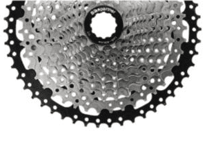 Sampak Bikepartner 11sp 11-50t MTB med KMC X11 1/2x11/128" sølv/sort 114led kæde 11-13-15-18-21-24-28-32-36-42-50t.