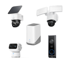 Dual Camera Bundle + HomeBase S380 White