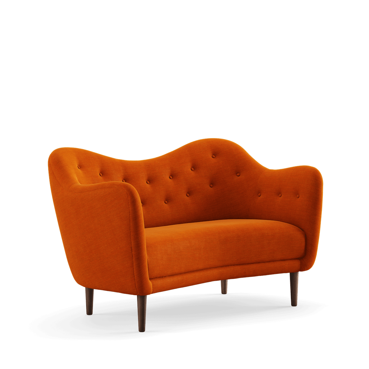 46 sofa, valnød af Finn Juhl Remix 443 - Jacobsen Plus
