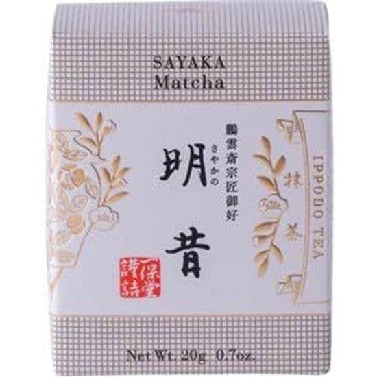 IPPODO TEA Sayaka Uji Matcha 20g 1 låda Premium Japanskt Grönt Pulver från Kyoto Japan gray