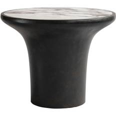 101 Copenhagen Trumpet Sidebord / Calacatta 35 Cm - Sidebord & Aflastningsbord Marmor Coffee - 247035