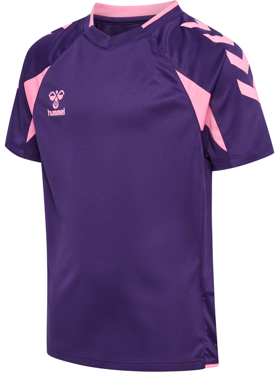 Hummel - Core 2.0 Jersey S/s Kids | Purple | T-Shirt | Børn | Str. 152 - Hurtig levering 1-2 hverdage
