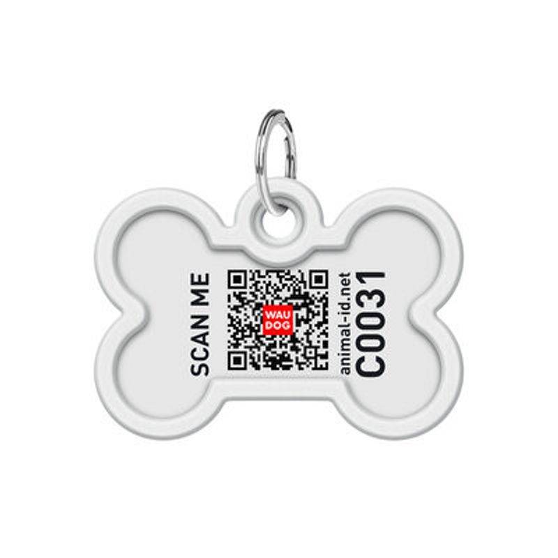 WAUDOG Smart ID Bricka för Hund & Katt Monster eye Ben 40mm