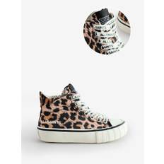 smALLSAINTS smALLSAINTS Brown Leopard Print High Top Trainers