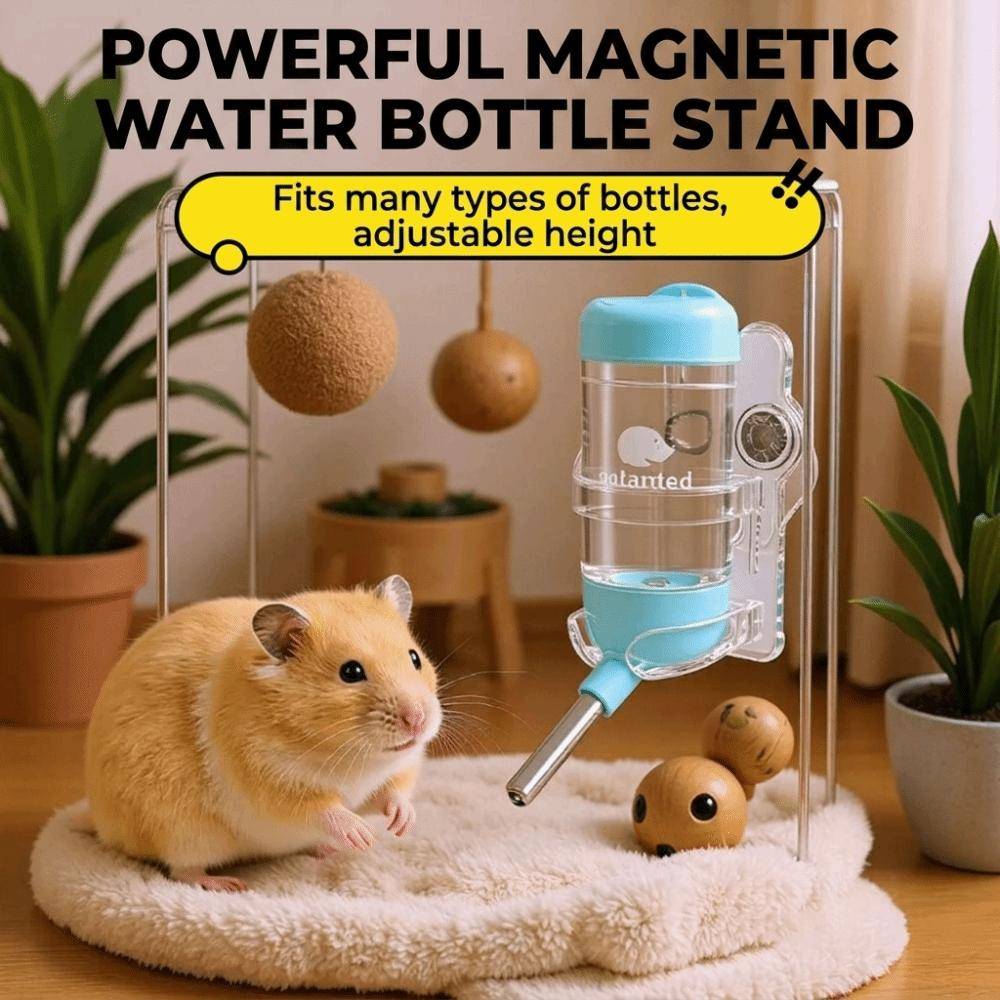 Transparent Hamster Water Bottle Holder Adjustable Drinking Bottle Holder  Guinea Pig