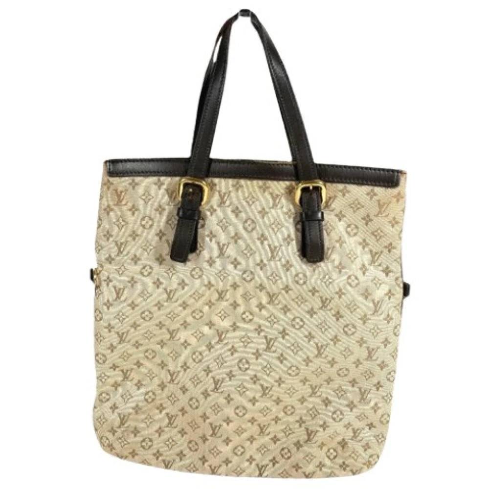 Louis Vuitton Vintage Pre-owned canvas tasker - Vintage - Dame - Beige - ONE SIZE -