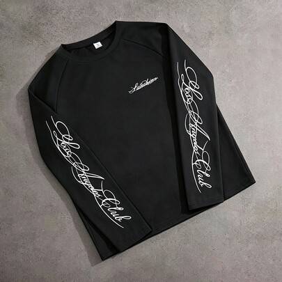 1 st streetwear-tröja för tonårspojkar med färgblock, mode-pullover med rund hals och raglanärm, iögonfallande färgblockdesign, bekvämt tyg, lämplig f - Svart (14Y,12Y,13Y,16Y,15Y)