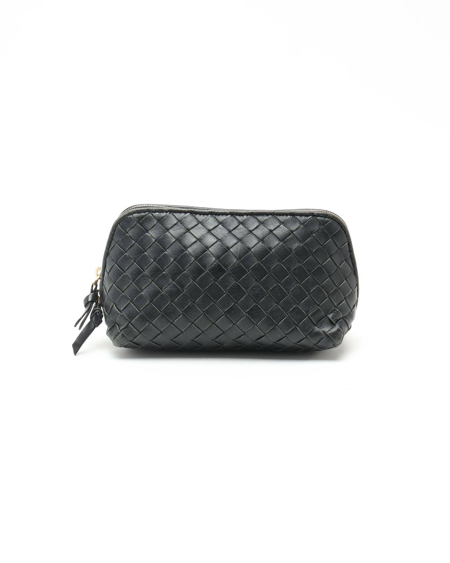 Bottega Veneta Intrecciato Pouch - Black - One Size