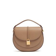 The Siena Grain Leather Saddle Bag