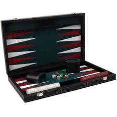 Backgammon 46 cm. PU-læder