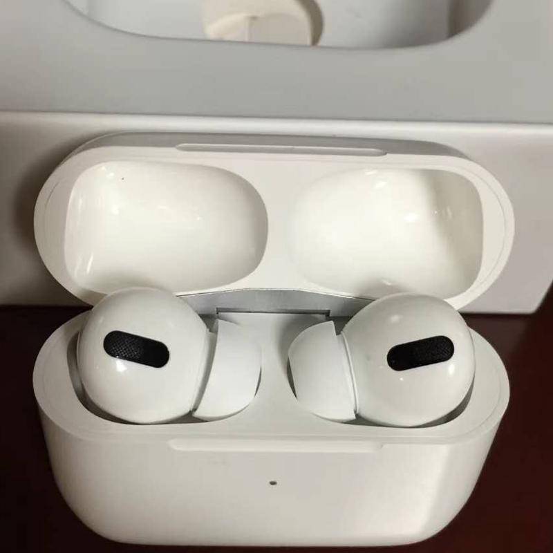 TWS Stereo Wireless 5.0 Bluetooth Earphone In-Ear Mini Earbuds Gaming Sport Headset Med Laddningsbox Mic För IOS Android Smartphones vit