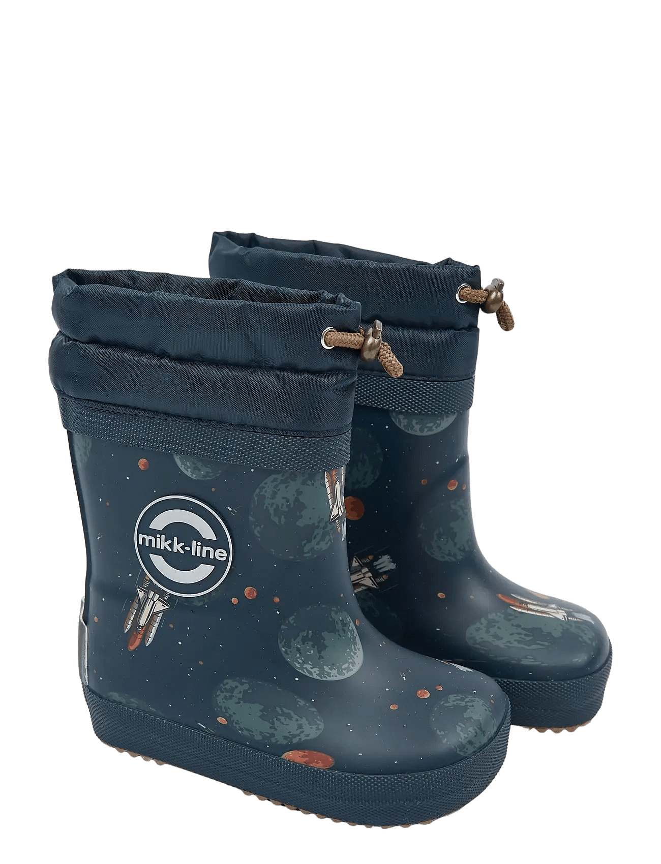 mikk-line Wellies Winter Aop - Barefoot - Navy - 19