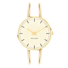 Arne Jacobsen armbåndsur CITY HALL IVORY BLOOM 34 mm fast armring