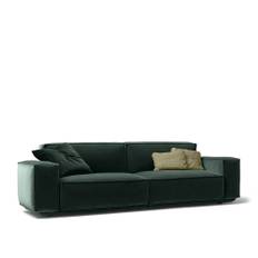 Arflex - Marechiaro 3-Seater Sofa , Leather Cat. Super Ametista 2 - Soffor - Mario Marenco - Grå