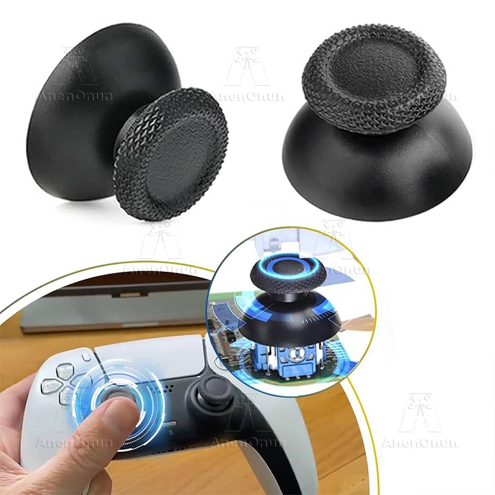 PS5 Controller Thumbstick Premium Replacement Parts Anti-Wear Non-slip ABS + Rubber Joystick Analog Stick Durable Accessories