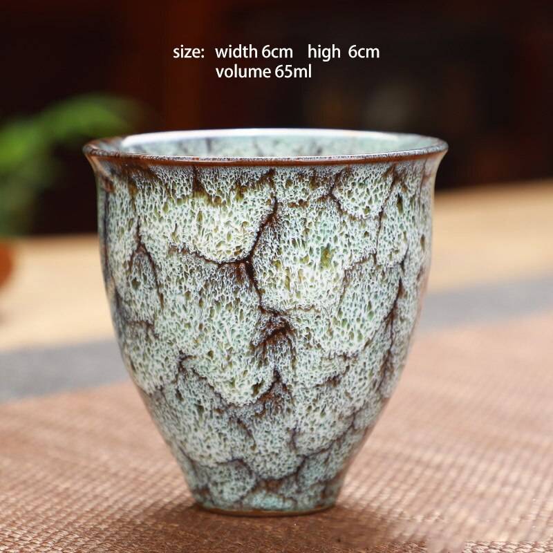 Keramisk kopp kina tekopp ugnbyte keramisk hem tekopp keramisk kopp liten teskål kermaik vinglas kaffe - Stil 3