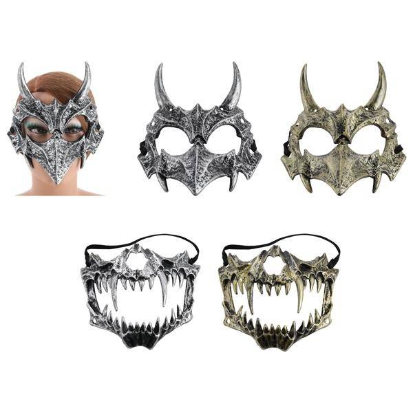 Halvmaske, 15 cm, assorteret (På lager i butik)