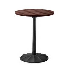 Uppsala bord svartlackerad aluminium - Svart/Silver