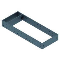 Besticklåda Frame Metall Mörkgrå Medium (423 mm djup)