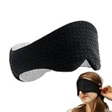 Doiyislem Sleep Eye Cover - Ögonskydd multifunktionella ögonskydd - Svettabsorberande och ventilerande bomullsbindeglas med brusreducering, pannband för resor/sömn/tupplur