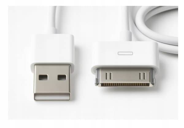 USB A 30-bens kabel til iPhone 3G 3GS 4 4S iPad iPod opladningskabel