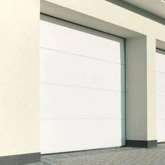 ProDoor Highline ledhejseport med automatik, træstruktur, hvid - 240 x 212,5 cm