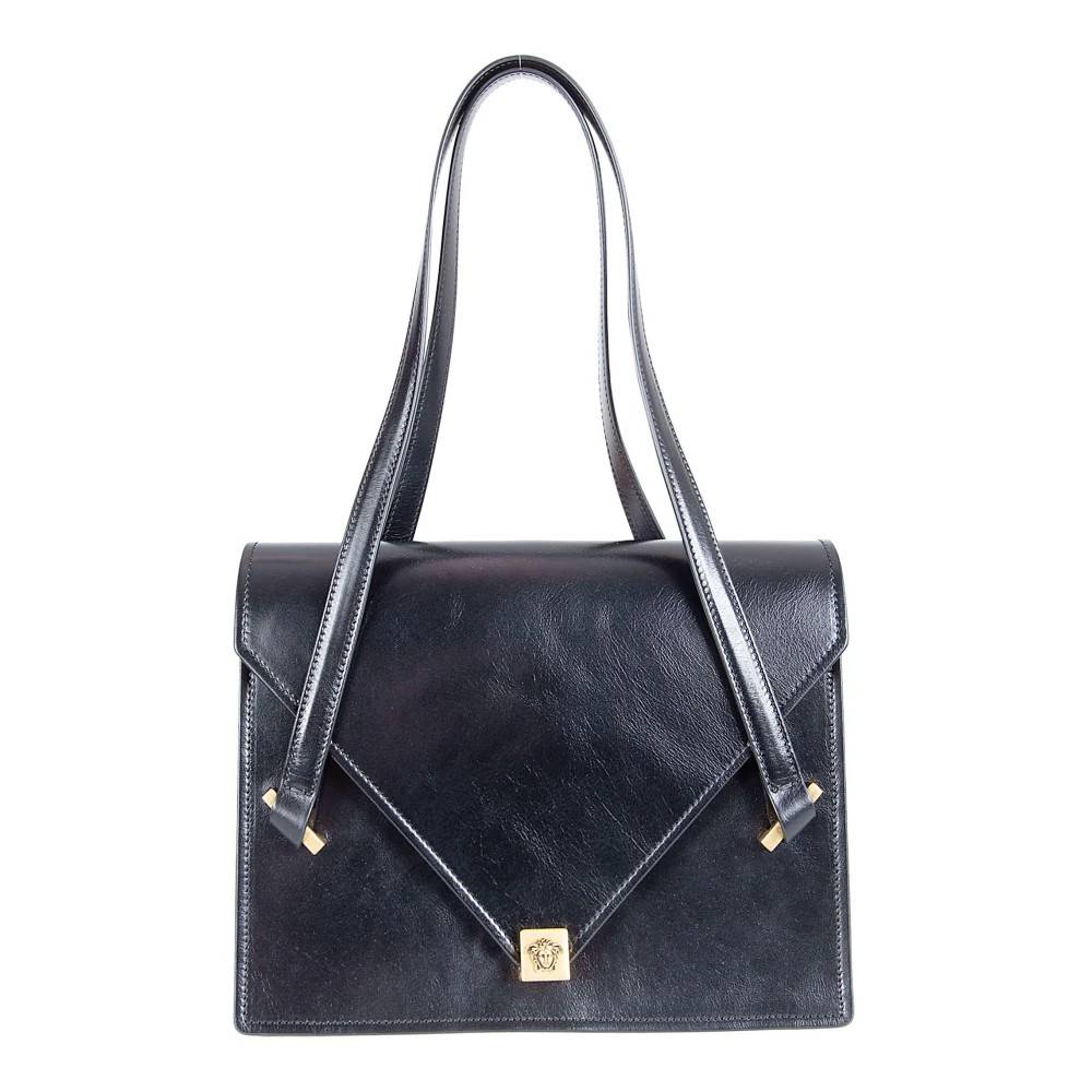 Versace Severine Skuldertaske - Tasker - Dame - Sort - ONE SIZE - Uld