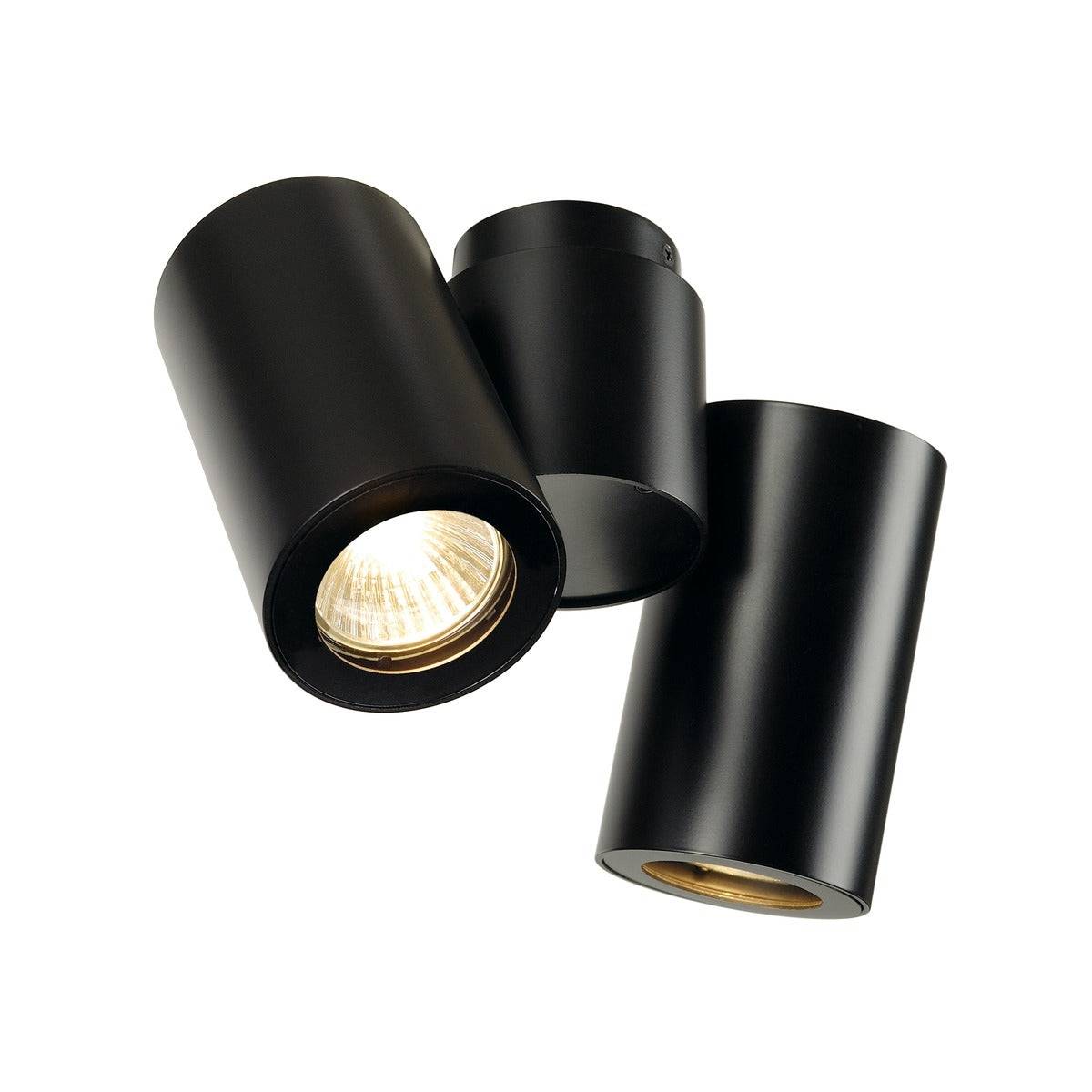 Enola B double spot 2 væglampe SLV - Sort