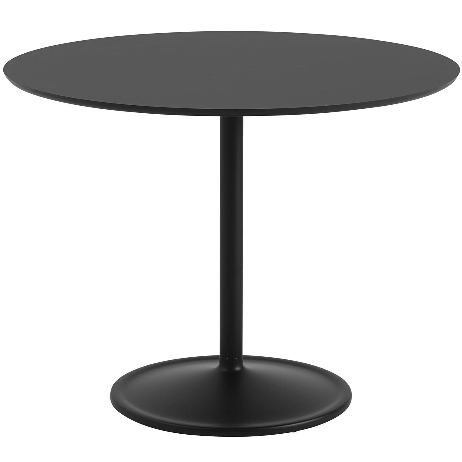 Muuto - Soft Bord Ø95x73 Cm Nanolaminat - Svart