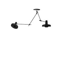 ARIGATO DOBBELT LOFTLAMPE SORT