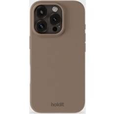 Holdit - Brun - Silicone Case iPhone 16 Pro