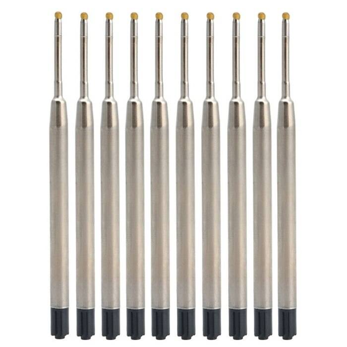 Top 10 st universal standard style blue ink 1mm medium nib ball point pen refills 7 feb - Svart