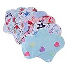 minkissy Rejäla Mjuka Menstruationsskyddset 7 St Återanvändbara Bindor Tvättbara Liners Läckageskydd För Kvinnor För Resor Dag/natt