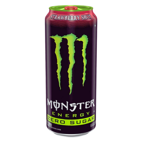 Monster Energy - Strawberry Shot (Zero Sugar) USA 473ml