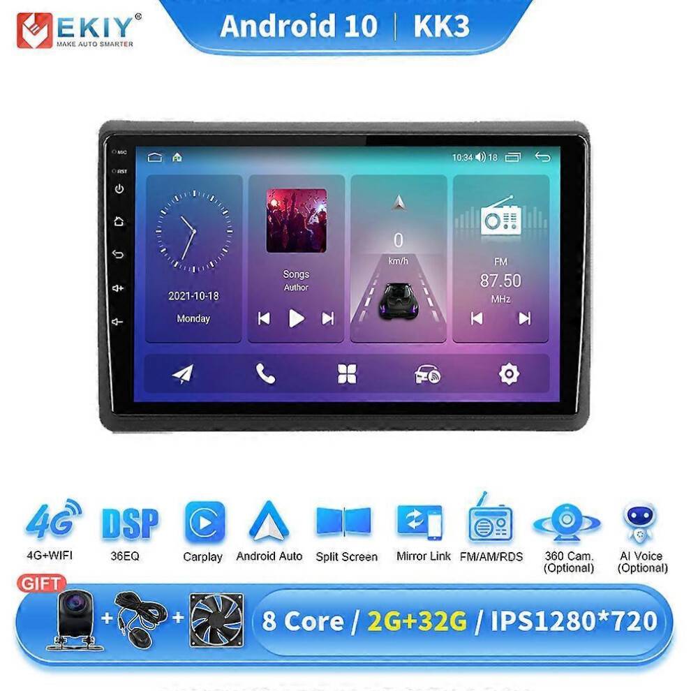 (KK3 2G 32G) Car Radio 2Din Android For Renault Master 2010-2019 For Nissan NV400 2010-2020 For Opel Movano 2 2010-2019 Navi Carplay