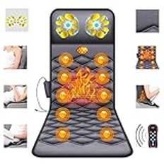 Heating Pad Massage Mat for Full Body, Massage Mat, Back Massager with Heat, 26 Massage Mattress Pad for Neck Back Legs Relieve Fatigue and Soreness