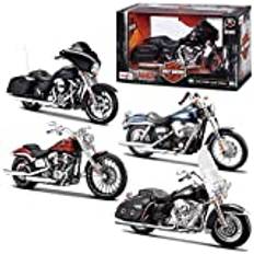 BBURAGO Motorcycles Harley-Davidson M32320 Leksak, Flerfärgad, 9 x 22 x 13 cm