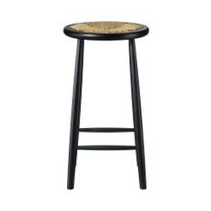 J165C Counter Chair - Oak/Weave/Black/Nature