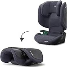 Sitshissar varumärke RECARO. Modell Kindersitz Monza CFX i-Size faltbar & tragbar ab 3,5 år - 12 år (100 cm–150 cm) mit Isofix - Montreal grå