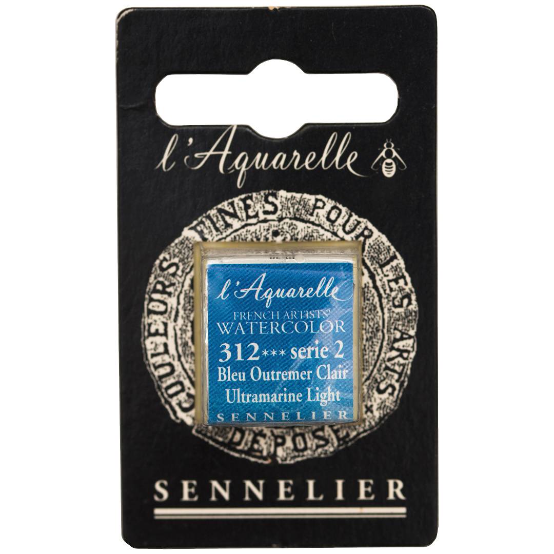 Sennelier l'Aquarelle Akvarellfärg Halvkopp Bright Yellow Green 871 (Prisgrupp 2