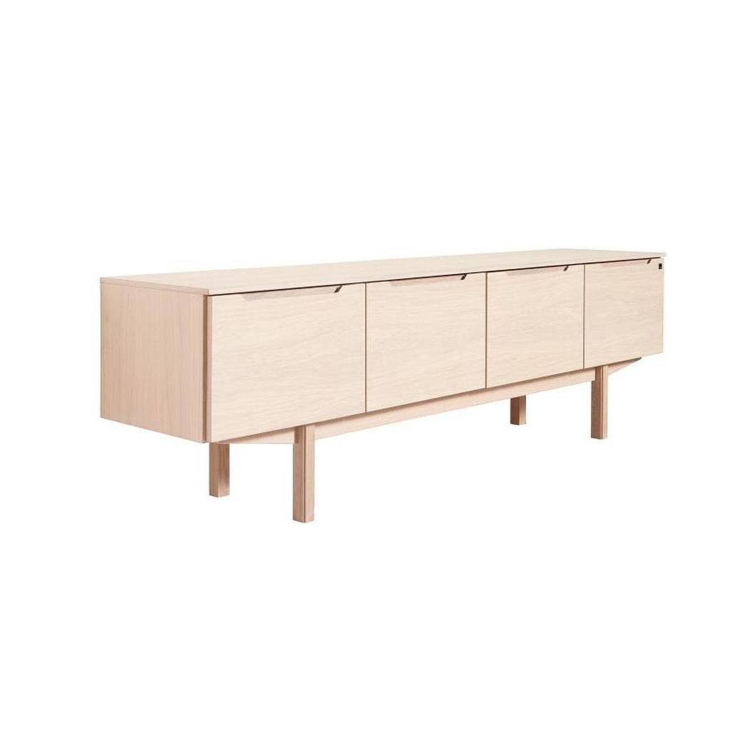 TV-BÄNK 194/58/40 cm möbler i samma serie finns att köpa till, stående, finns i olika träslag, finns i olika trädekorer - ek Bianco
